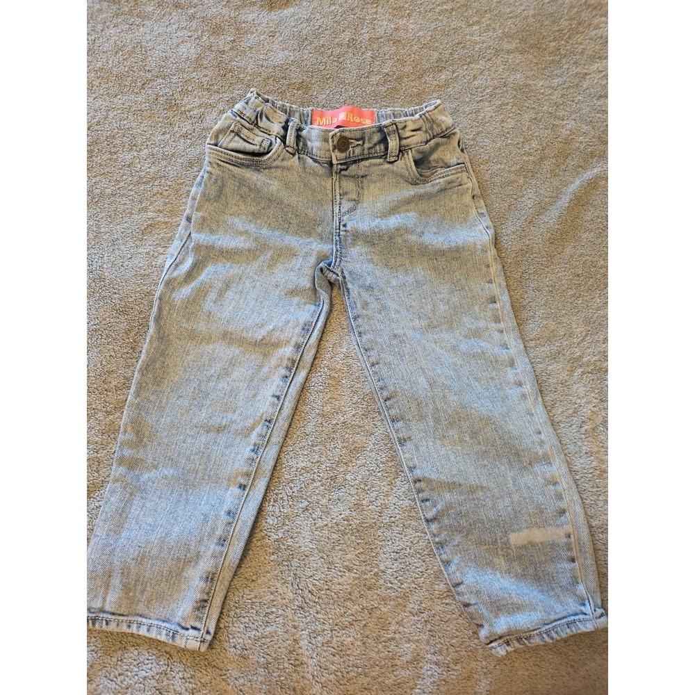Mila Rose Children's Acid Wash Jeans Vintage Vibes  Cotton Blend Size 5T